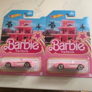 Barbie 2 pack!Hot Wheels 1956 Corvette$14.99EA on Amazon